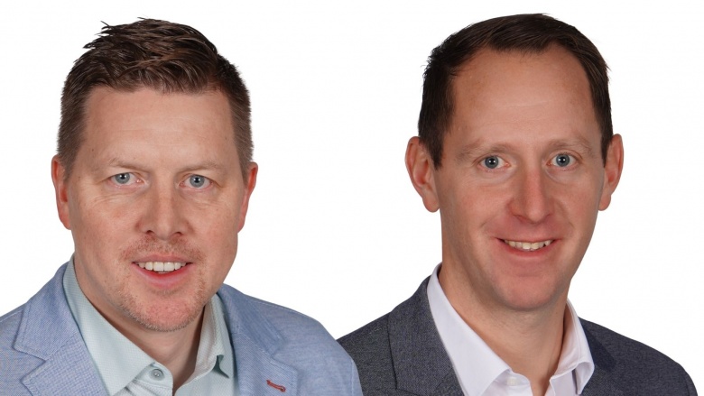 Porträts von Dr. Sebastian Huber und Andreas Klug